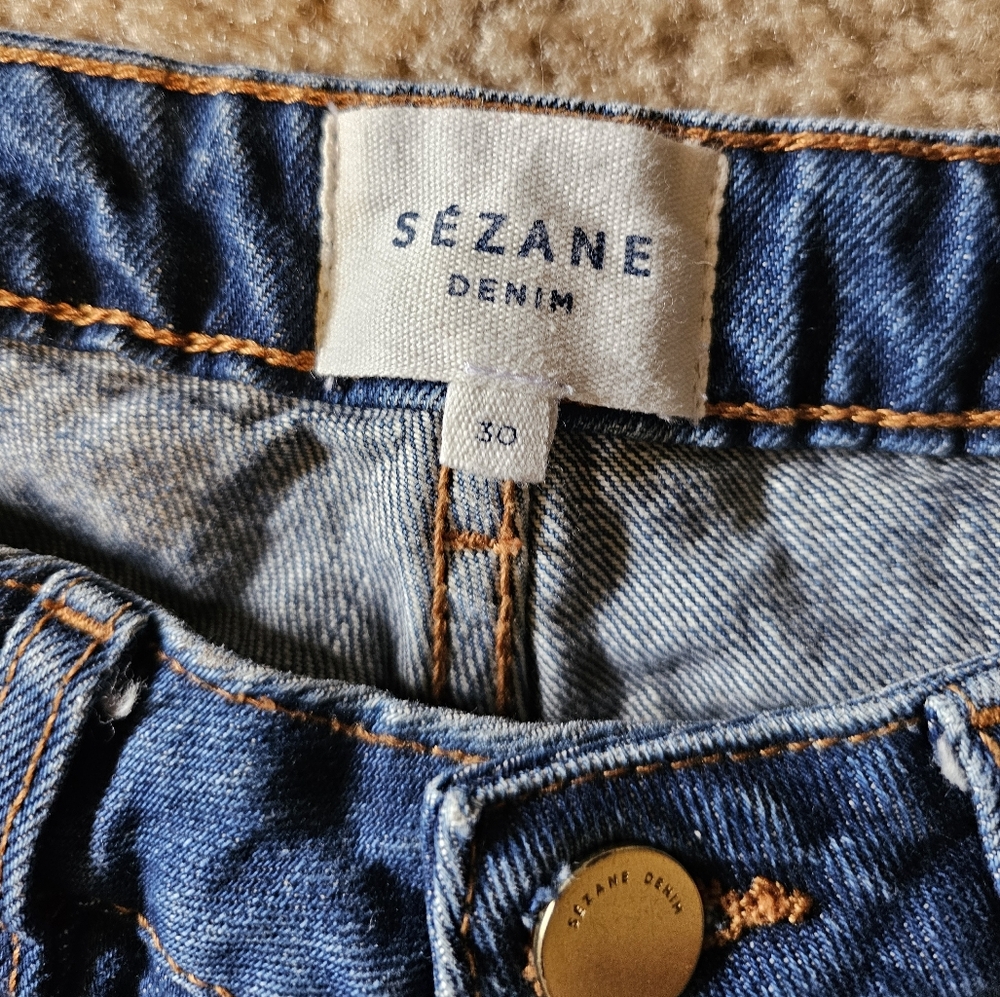 Sezane jeans for women size 30 made in Morroco